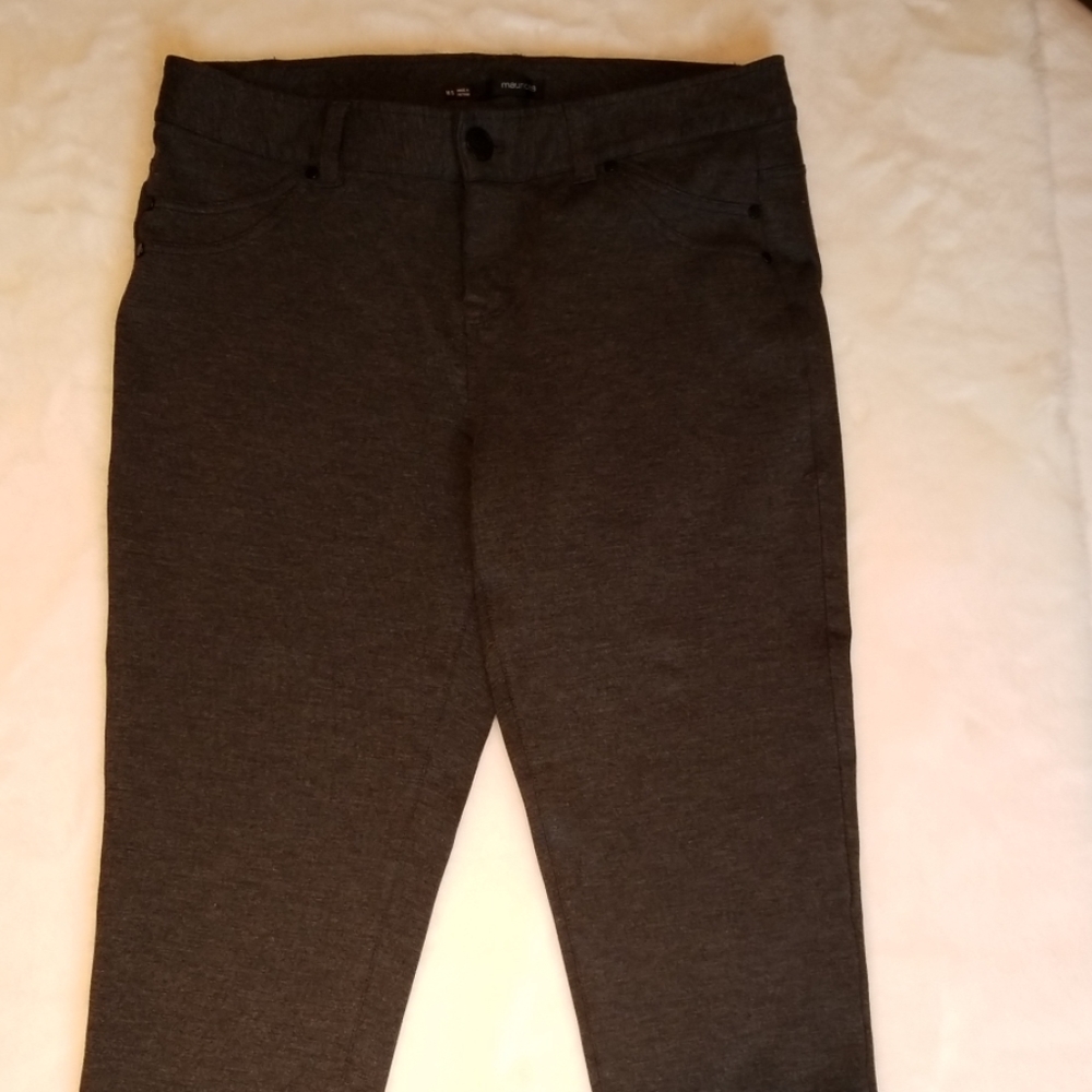 Maurices Smart Skinny Ponte Pants Granite Sz. M S